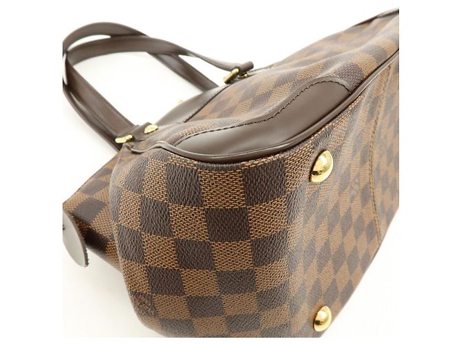 Borsa Louis Vuitton Damier Ebene Verona PM Marrone - vista 12