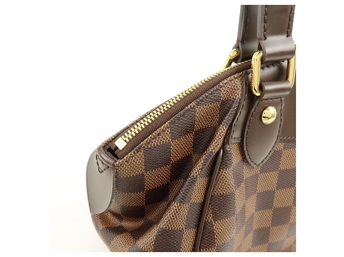 Borsa Louis Vuitton Damier Ebene Verona PM Marrone - vista 14