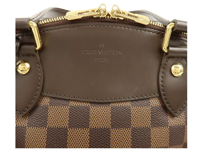 Borsa Louis Vuitton Damier Ebene Verona PM Marrone - vista 16