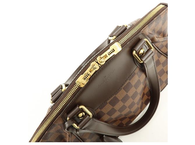 Borsa Louis Vuitton Damier Ebene Verona PM Marrone - vista 17