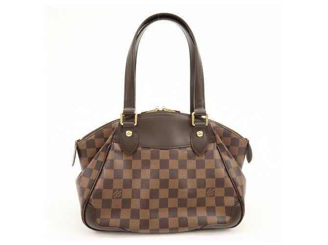 Borsa Louis Vuitton Damier Ebene Verona PM Marrone - vista 2