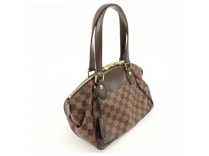 Borsa Louis Vuitton Damier Ebene Verona PM Marrone - vista 4