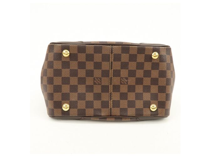 Borsa Louis Vuitton Damier Ebene Verona PM Marrone - vista 5