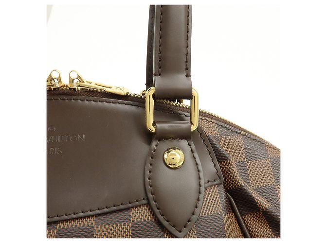 Borsa Louis Vuitton Damier Ebene Verona PM Marrone - vista 7