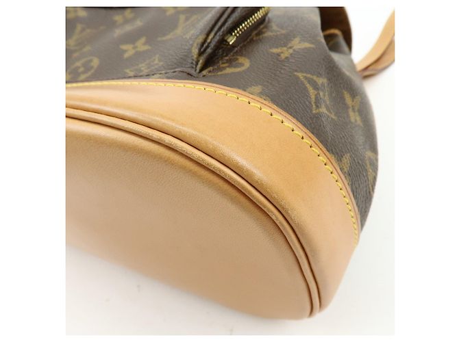 Zaino Louis Vuitton Monogram Montsouris MM Brown M51136 - vista 12