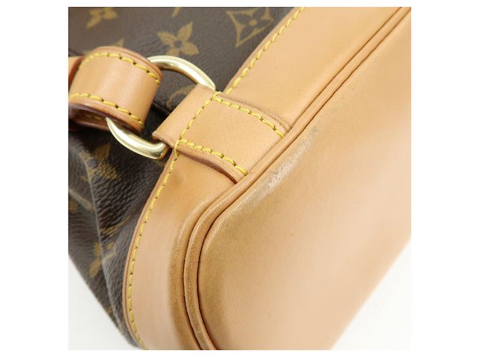 Zaino Louis Vuitton Monogram Montsouris MM Brown M51136 - vista 13