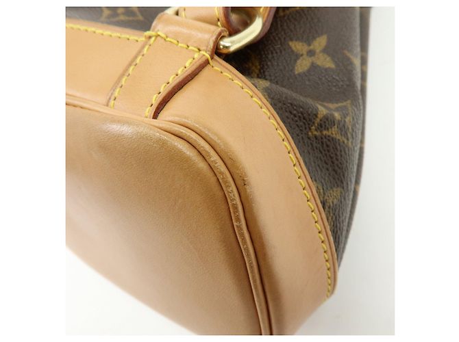 Zaino Louis Vuitton Monogram Montsouris MM Brown M51136 - vista 14
