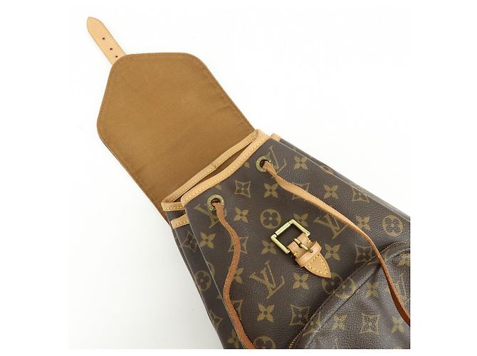 Zaino Louis Vuitton Monogram Montsouris MM Brown M51136 - vista 17