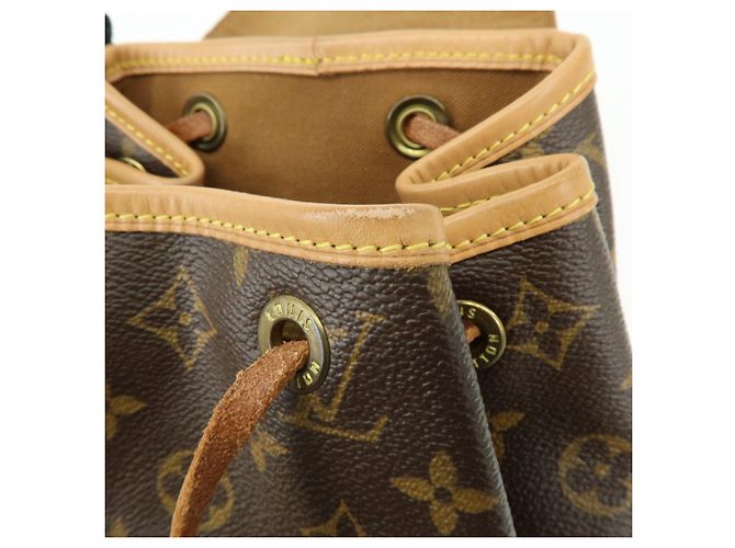 Zaino Louis Vuitton Monogram Montsouris MM Brown M51136 - vista 18
