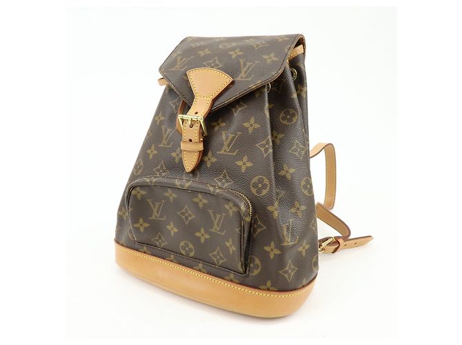 Zaino Louis Vuitton Monogram Montsouris MM Brown M51136 - vista 3