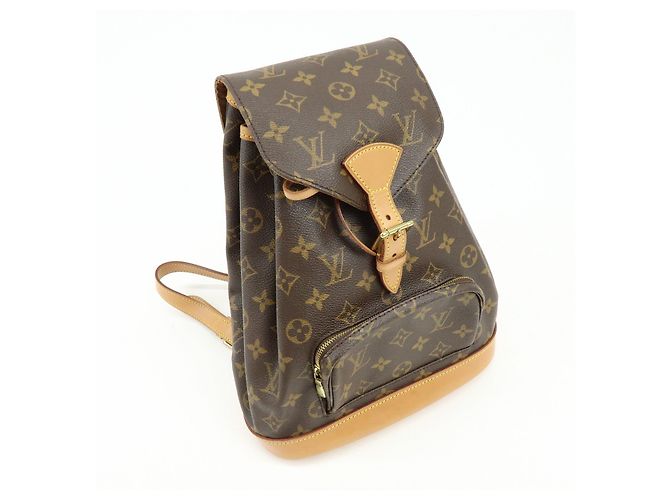 Zaino Louis Vuitton Monogram Montsouris MM Brown M51136 - vista 4