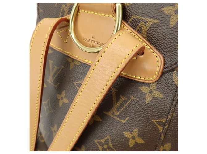 Zaino Louis Vuitton Monogram Montsouris MM Brown M51136 - vista 9