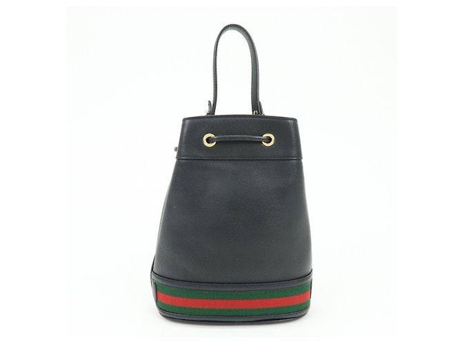 GUCCI Ophidia Sherry GG Marmont Borsa a Secchiello 2way Small Nero 610846 - vista 2