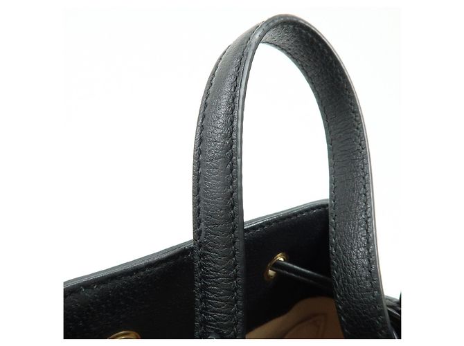 GUCCI Ophidia Sherry GG Marmont Borsa a Secchiello 2way Small Nero 610846 - vista 7