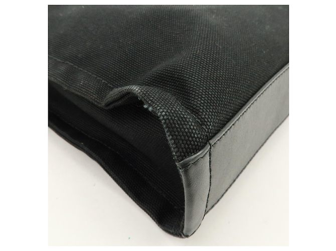 Borsa a tracolla e tote in pelle e tela logo JIMMY CHOO Nero - vista 11