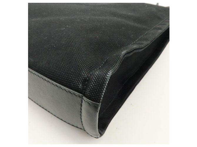 Borsa a tracolla e tote in pelle e tela logo JIMMY CHOO Nero - vista 12