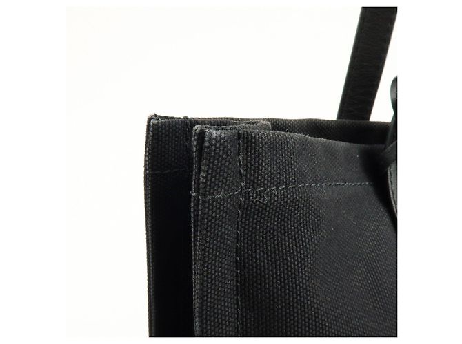 Borsa a tracolla e tote in pelle e tela logo JIMMY CHOO Nero - vista 13