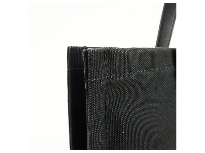 Borsa a tracolla e tote in pelle e tela logo JIMMY CHOO Nero - vista 15