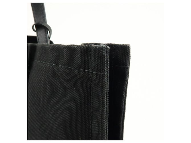 Borsa a tracolla e tote in pelle e tela logo JIMMY CHOO Nero - vista 16