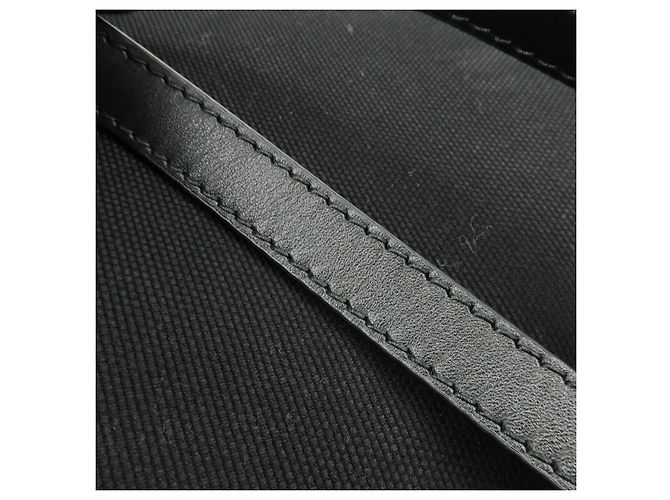 Borsa a tracolla e tote in pelle e tela logo JIMMY CHOO Nero - vista 8