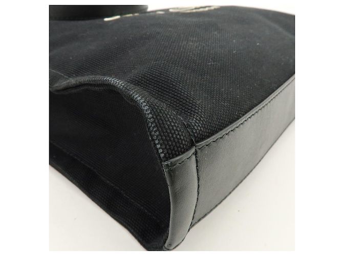 Borsa a tracolla e tote in pelle e tela logo JIMMY CHOO Nero - vista 9