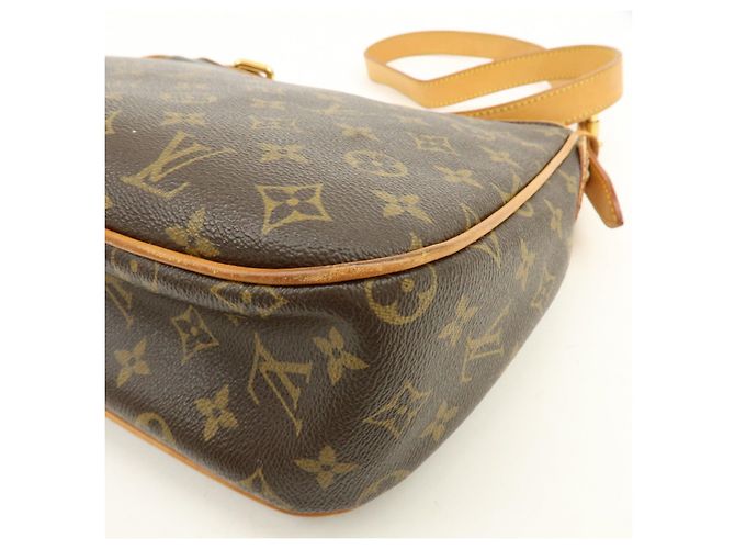 Borsa a tracolla Louis Vuitton Monogram Hudson GM Brown M40045 - vista 12