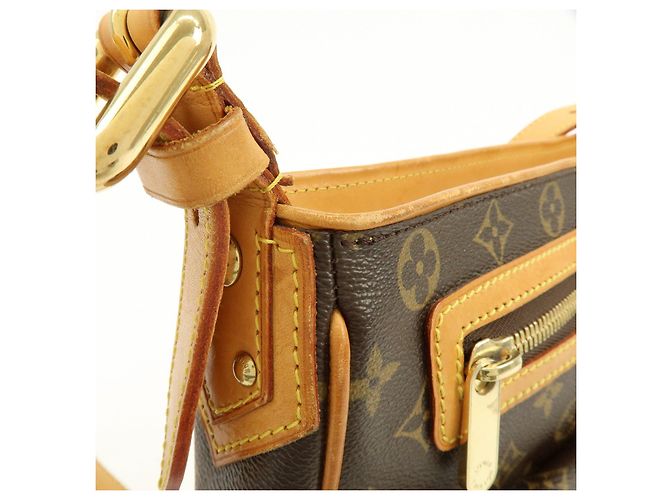 Borsa a tracolla Louis Vuitton Monogram Hudson GM Brown M40045 - vista 13
