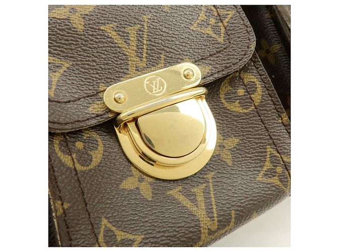 Borsa a tracolla Louis Vuitton Monogram Hudson GM Brown M40045 - vista 16