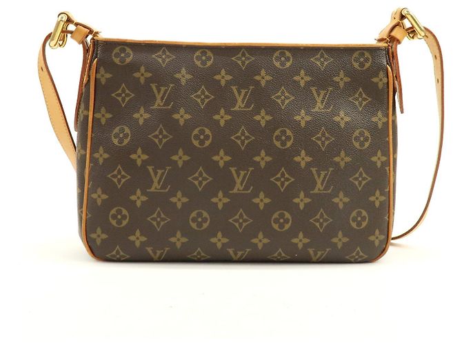 Borsa a tracolla Louis Vuitton Monogram Hudson GM Brown M40045 - vista 2