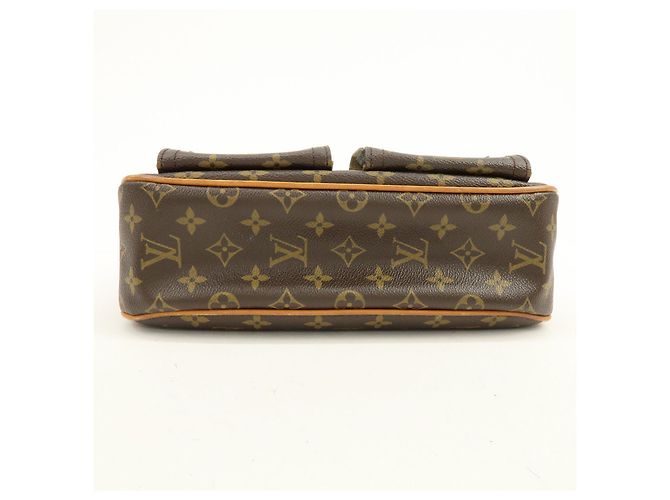 Borsa a tracolla Louis Vuitton Monogram Hudson GM Brown M40045 - vista 5