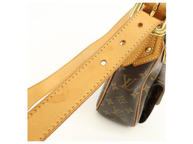 Borsa a tracolla Louis Vuitton Monogram Hudson GM Brown M40045 - vista 9