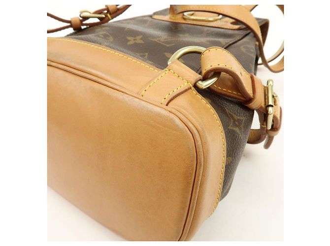 Zaino Louis Vuitton Monogram Montsouris MM Brown M51136 - vista 13