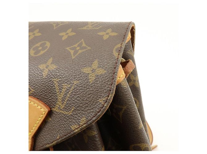 Zaino Louis Vuitton Monogram Montsouris MM Brown M51136 - vista 14