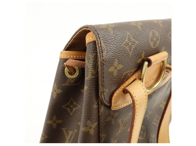 Zaino Louis Vuitton Monogram Montsouris MM Brown M51136 - vista 15