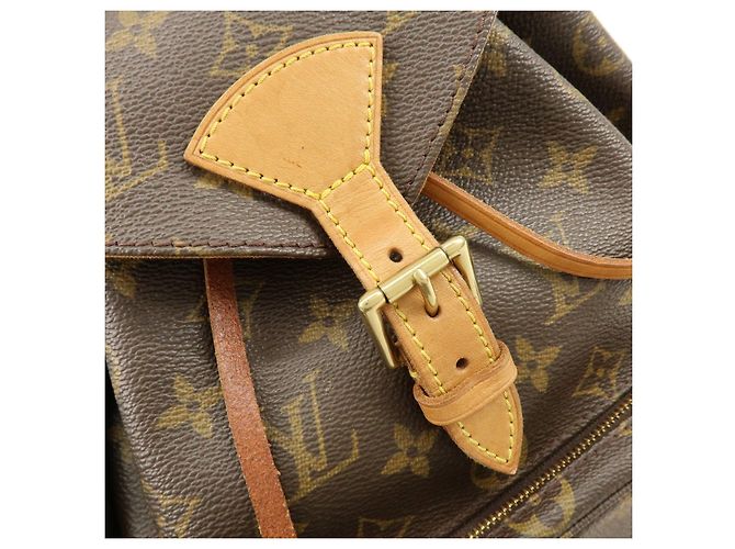 Zaino Louis Vuitton Monogram Montsouris MM Brown M51136 - vista 17