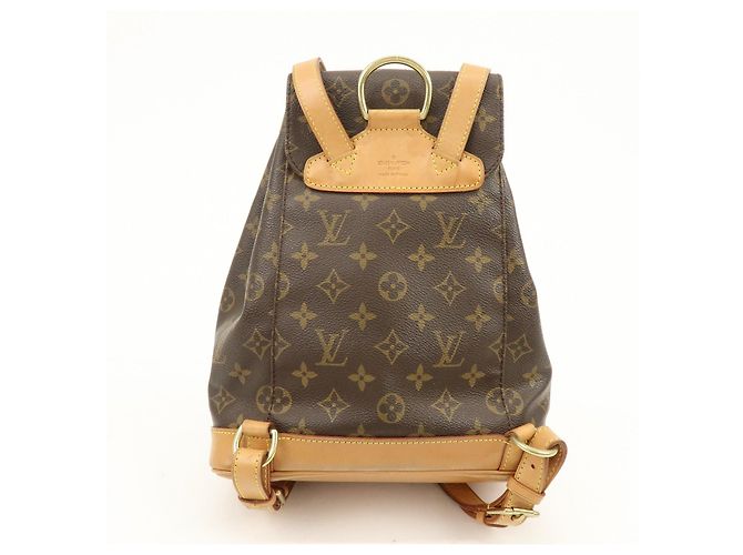 Zaino Louis Vuitton Monogram Montsouris MM Brown M51136 - vista 2