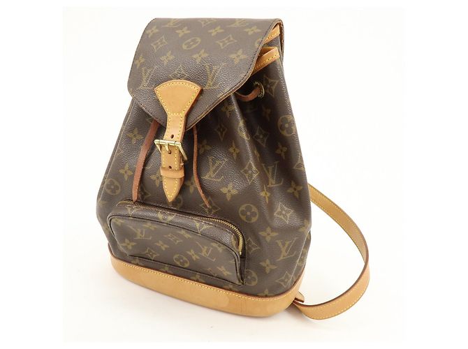 Zaino Louis Vuitton Monogram Montsouris MM Brown M51136 - vista 3