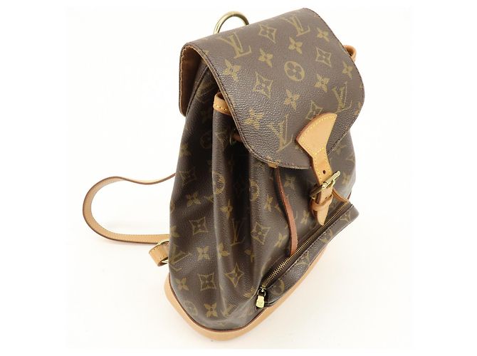 Zaino Louis Vuitton Monogram Montsouris MM Brown M51136 - vista 4