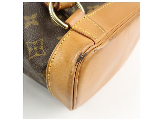 Zaino Louis Vuitton Monogram Montsouris MM Brown M51136 - vista 12