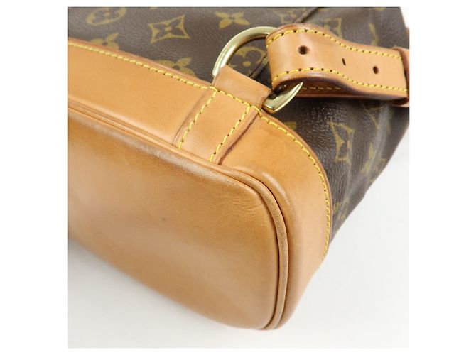 Zaino Louis Vuitton Monogram Montsouris MM Brown M51136 - vista 13