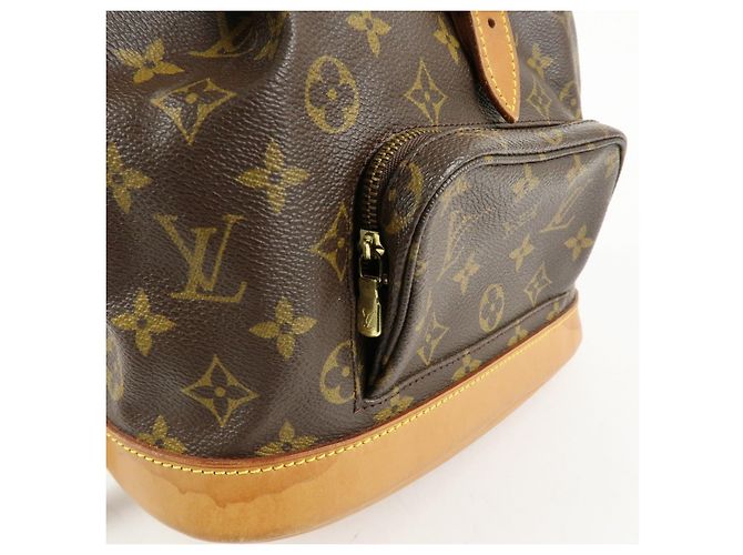 Zaino Louis Vuitton Monogram Montsouris MM Brown M51136 - vista 16