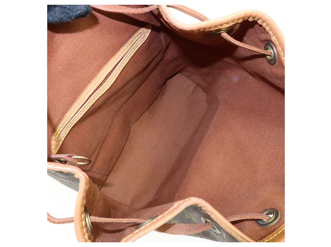 Zaino Louis Vuitton Monogram Montsouris MM Brown M51136 - vista 22