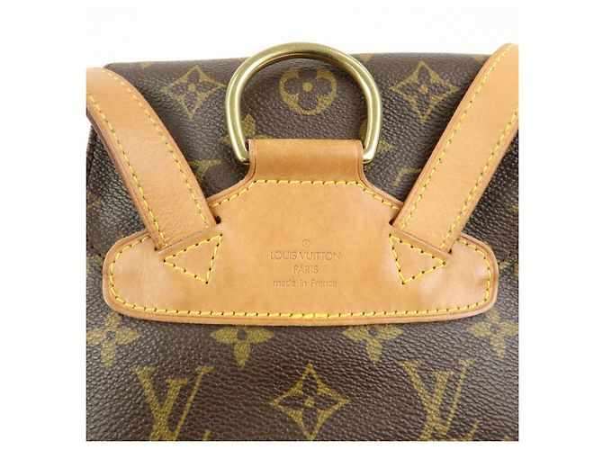 Zaino Louis Vuitton Monogram Montsouris MM Brown M51136 - vista 23