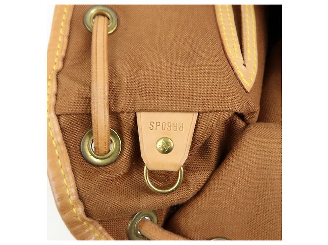 Zaino Louis Vuitton Monogram Montsouris MM Brown M51136 - vista 24