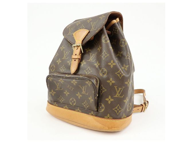Zaino Louis Vuitton Monogram Montsouris MM Brown M51136 - vista 3