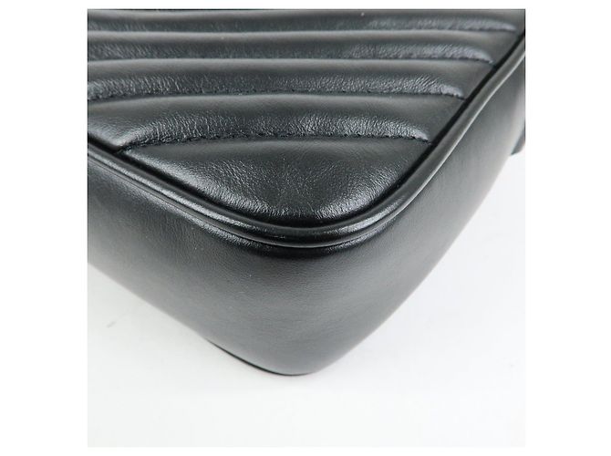 Autre Marque SAINT LAURENT PARIS Borsa a Tracolla Cassandra Black 612544 - vista 12