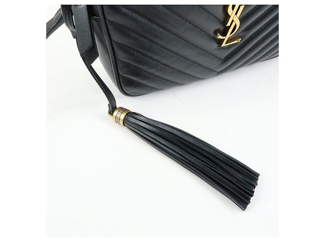 Autre Marque SAINT LAURENT PARIS Borsa a Tracolla Cassandra Black 612544 - vista 13