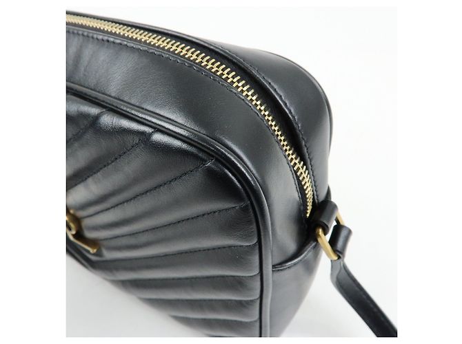 Autre Marque SAINT LAURENT PARIS Borsa a Tracolla Cassandra Black 612544 - vista 16