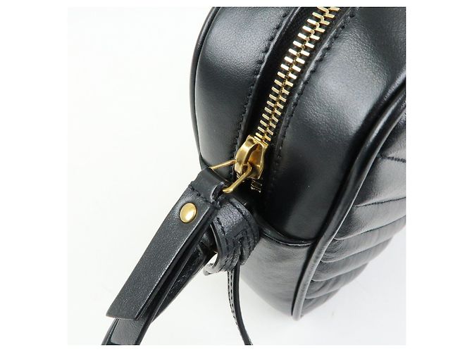 Autre Marque SAINT LAURENT PARIS Borsa a Tracolla Cassandra Black 612544 - vista 17