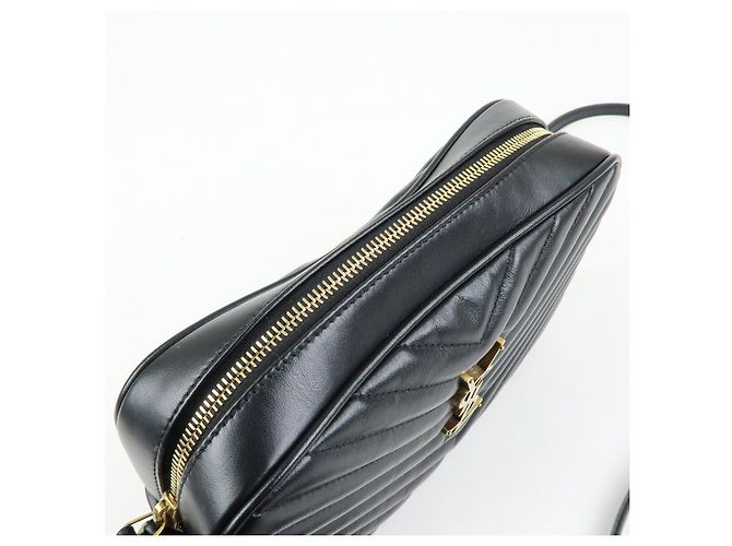 Autre Marque SAINT LAURENT PARIS Borsa a Tracolla Cassandra Black 612544 - vista 18